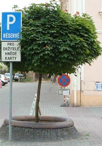 ulice s omezeným parkováním